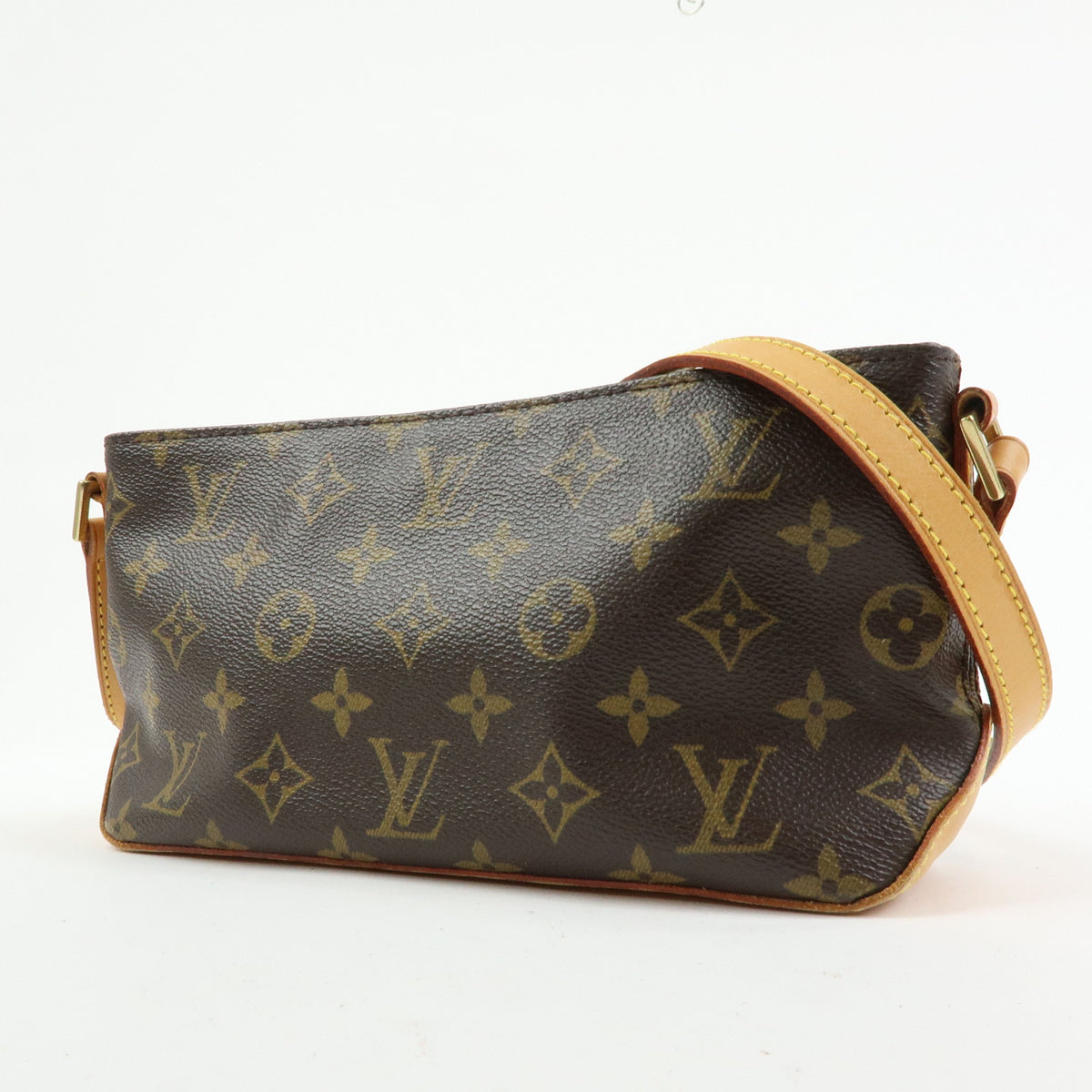 Louis Vuitton Monogram Trotteur Canvas Shoulder Bag Brown M51240