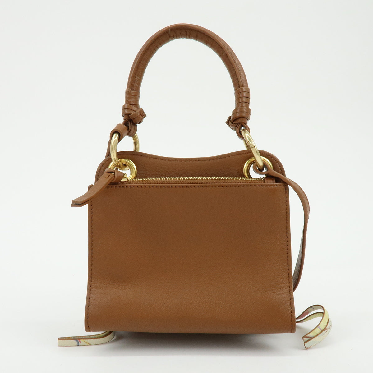 Chloe See By Chloe TILDA Leather Suede 2Way Shoulder Bag Off White