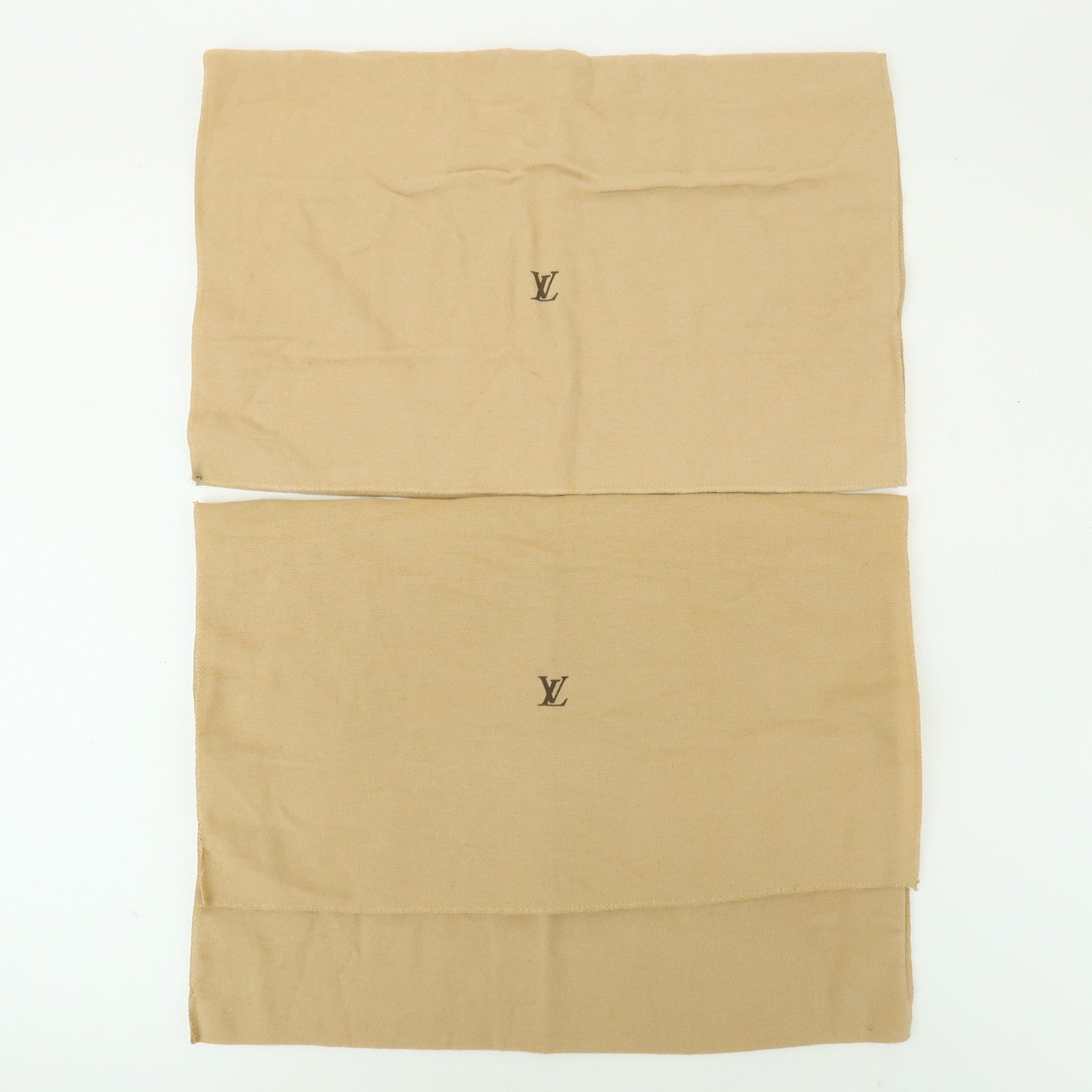 Loiuis Vuitton Set Of 15 Dust Bag Flap Style Beige Brown