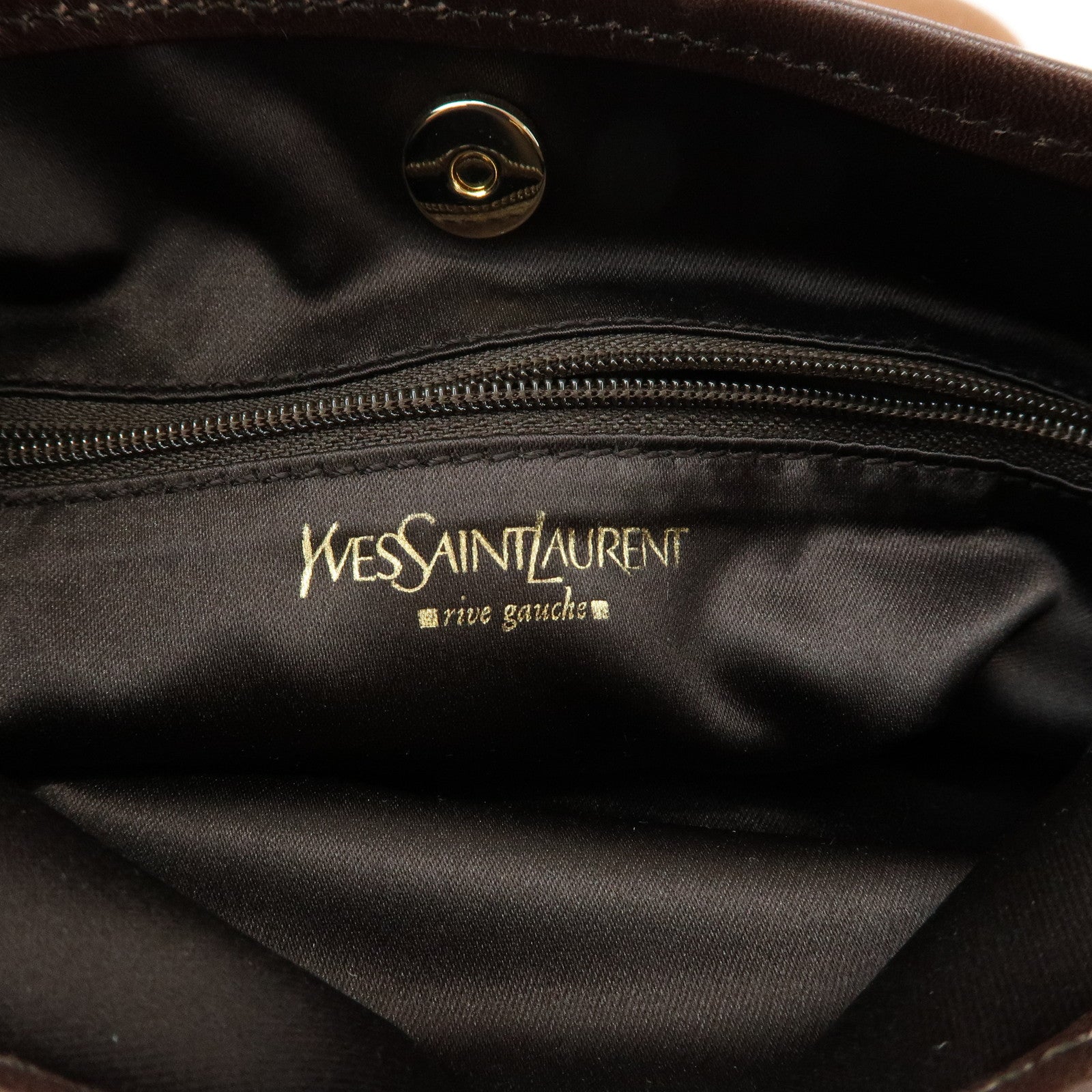 SAINT LAURENT PARIS Kahara Cassandra Canvas Leather Shoulder Bag
