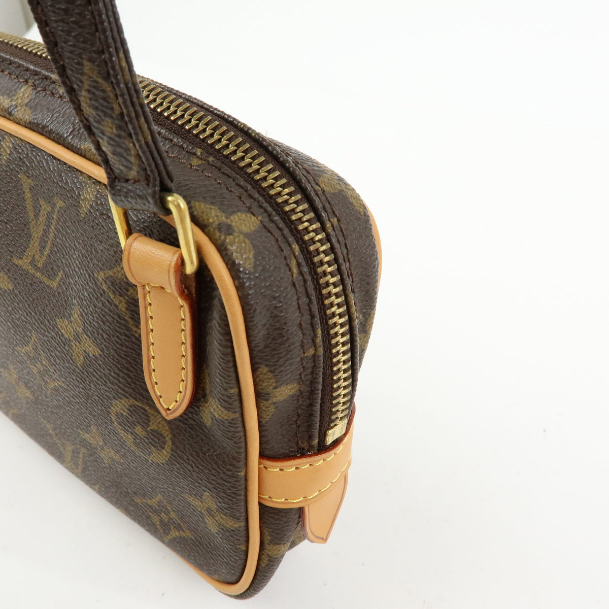 Louis Vuitton Monogram Pochette Marly Bandouliere Bag Brown M51828