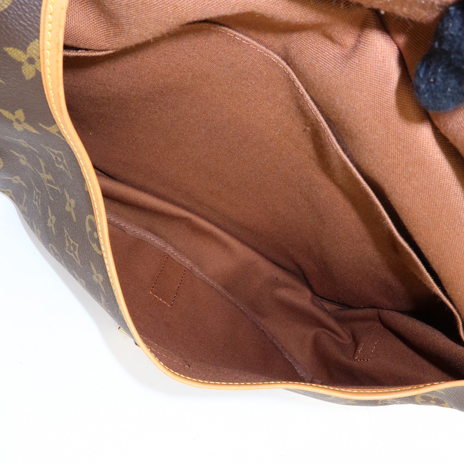 Louis Vuitton Monogram Saumur 35 Shoulder Bag Brown M42254