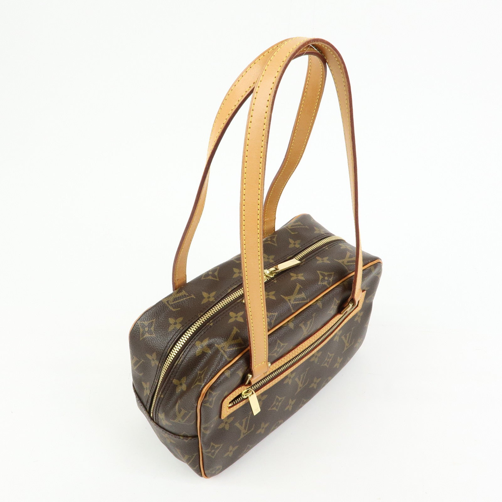 Louis Vuitton Monogram Cite MM Shoulder Bag Hand Bag Brown M51182