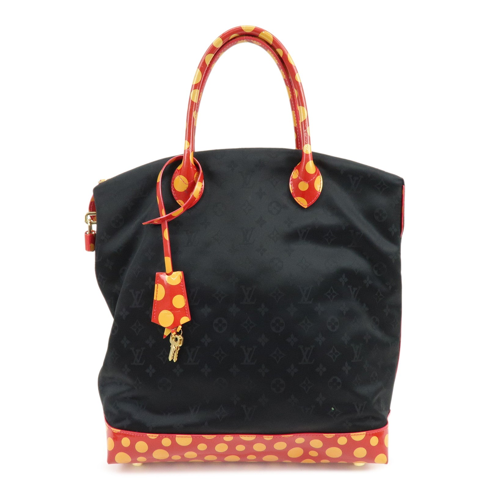 Louis Vuitton Yayoi Kusama Vernis Infinity Dot Lockit MM ToteBag M40681