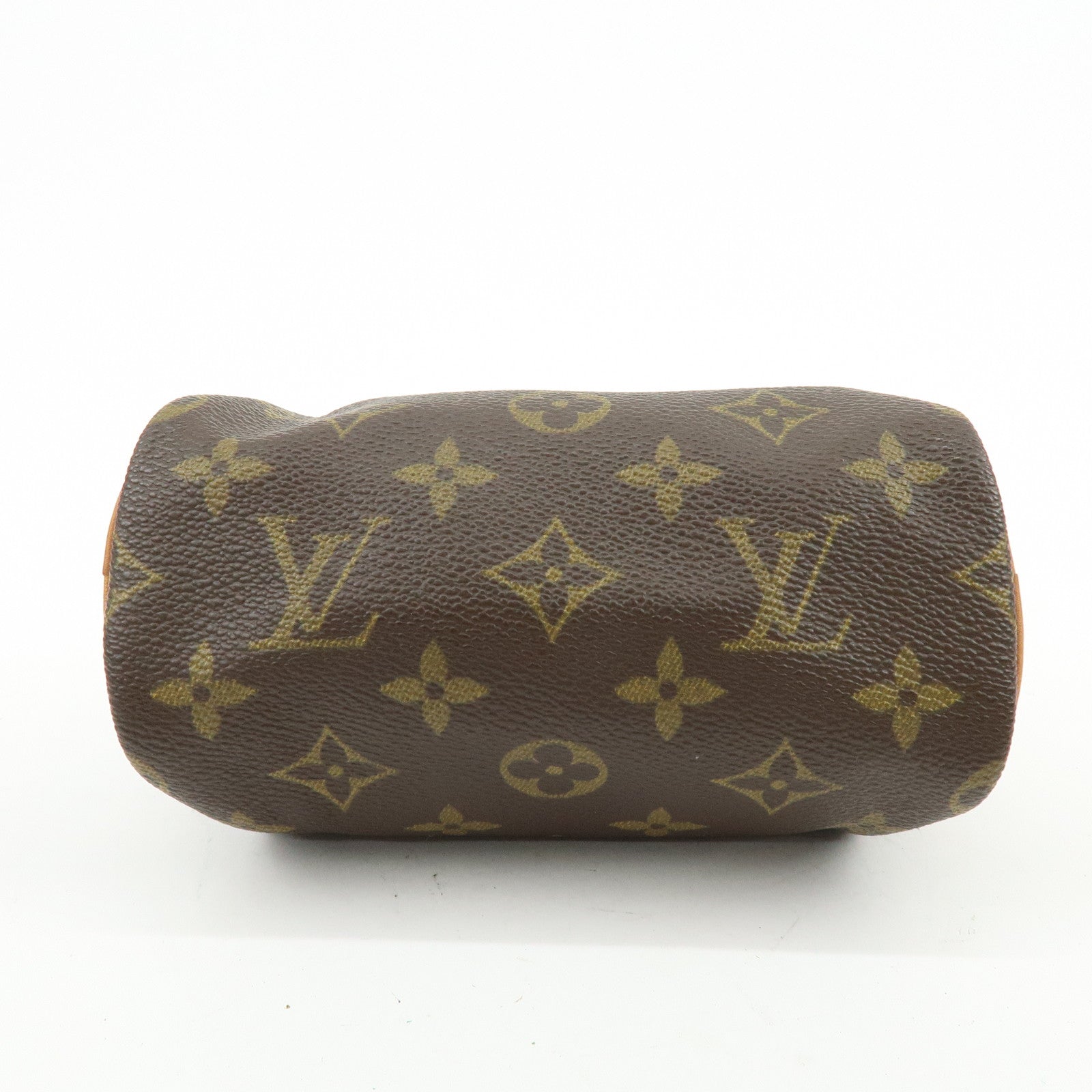 Louis Vuitton Monogram Mini Speedy Hand Bag and Strap Brown M41534 Lot