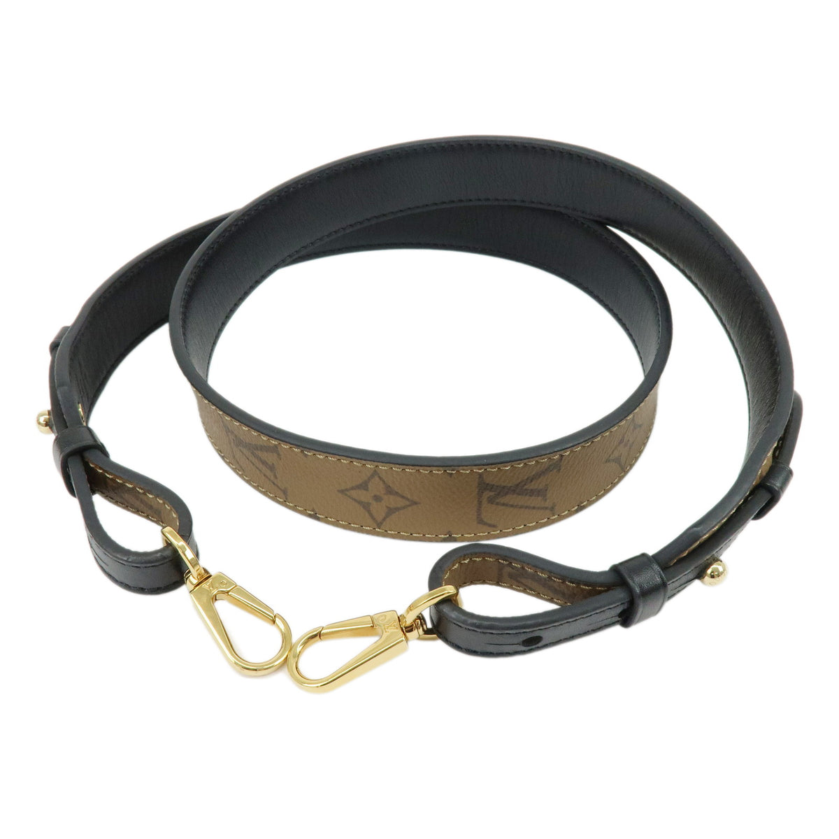 Louis Vuitton Monogram Reverse Canvas Leather Shoulder Strap XL J02371