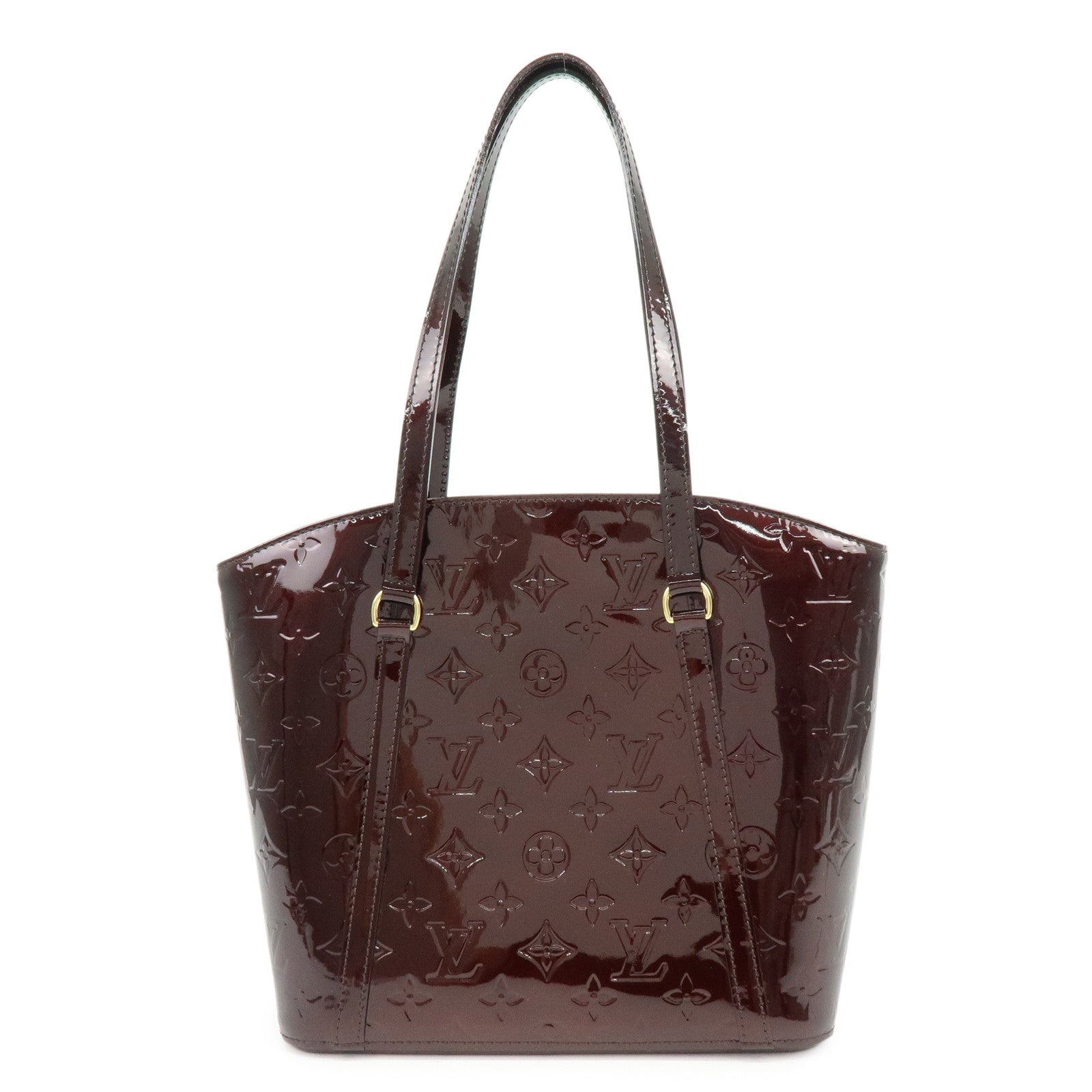 Louis Vuitton Monogram Vernis Avalon MM Tote Bag Amarante M91567