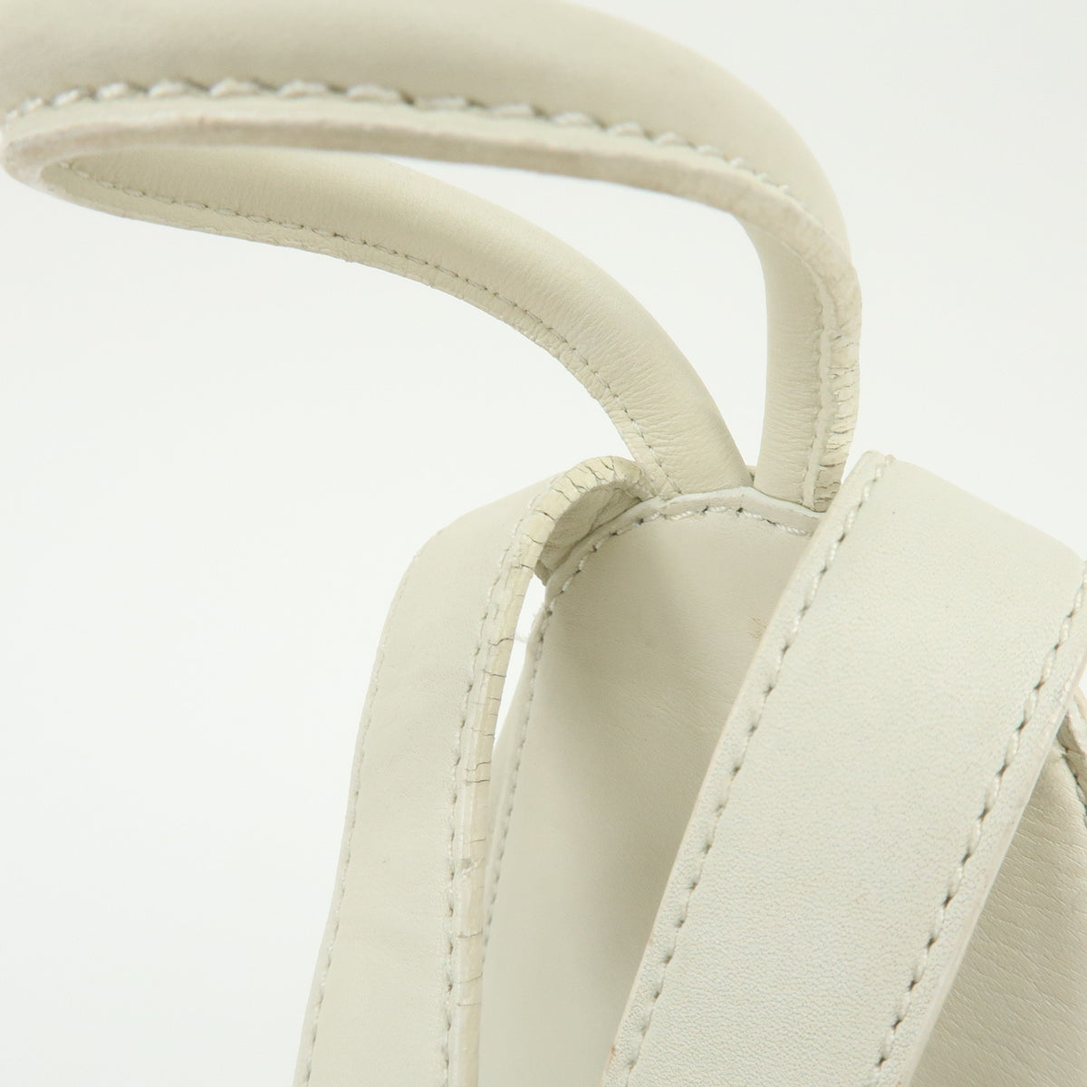 LOEWE Anton Leather Backpack Rucksack Ivory