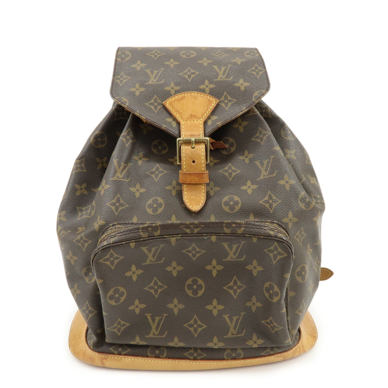 Louis Vuitton Monogram Montsouris GM Backpack Rucksuck Brown M51135