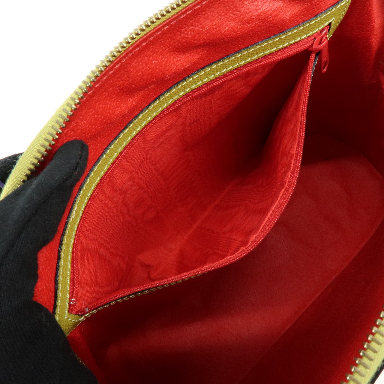 CELINE Leather 2Way Shoulder Hand Bag