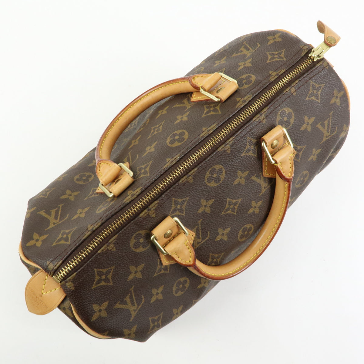 Louis Vuitton Monogram Speedy 30 Boston Bag Hand Bag Brown M41526