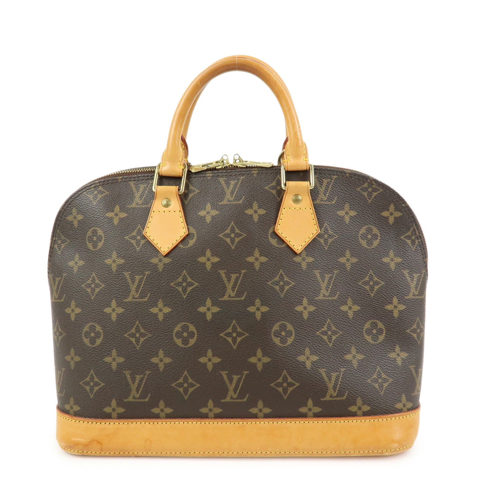 Louis Vuitton Monogram Alma PM Hand Bag Brown M51130