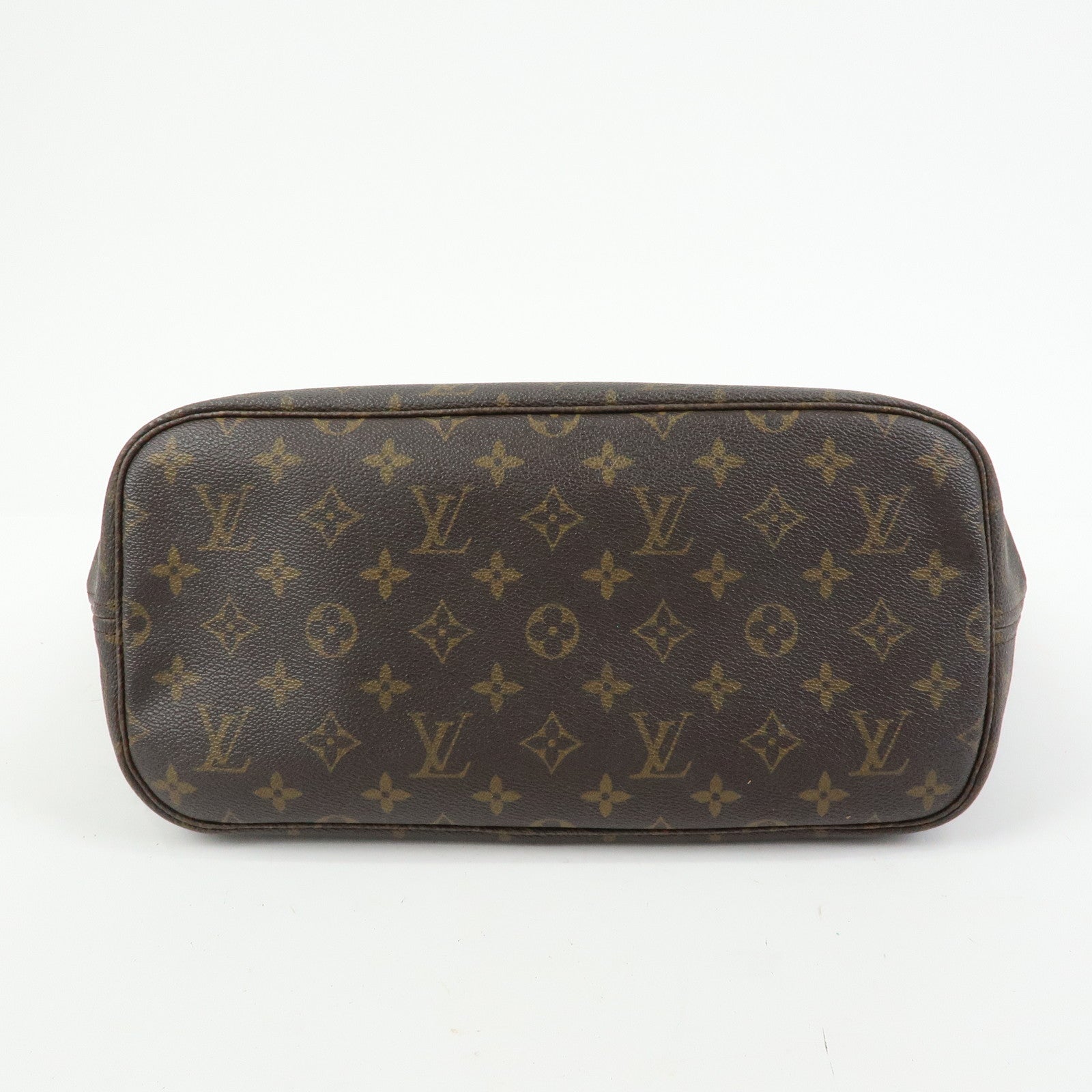 Louis Vuitton Monogram Neverfull MM Tote Shoulder Bag Brown M40156