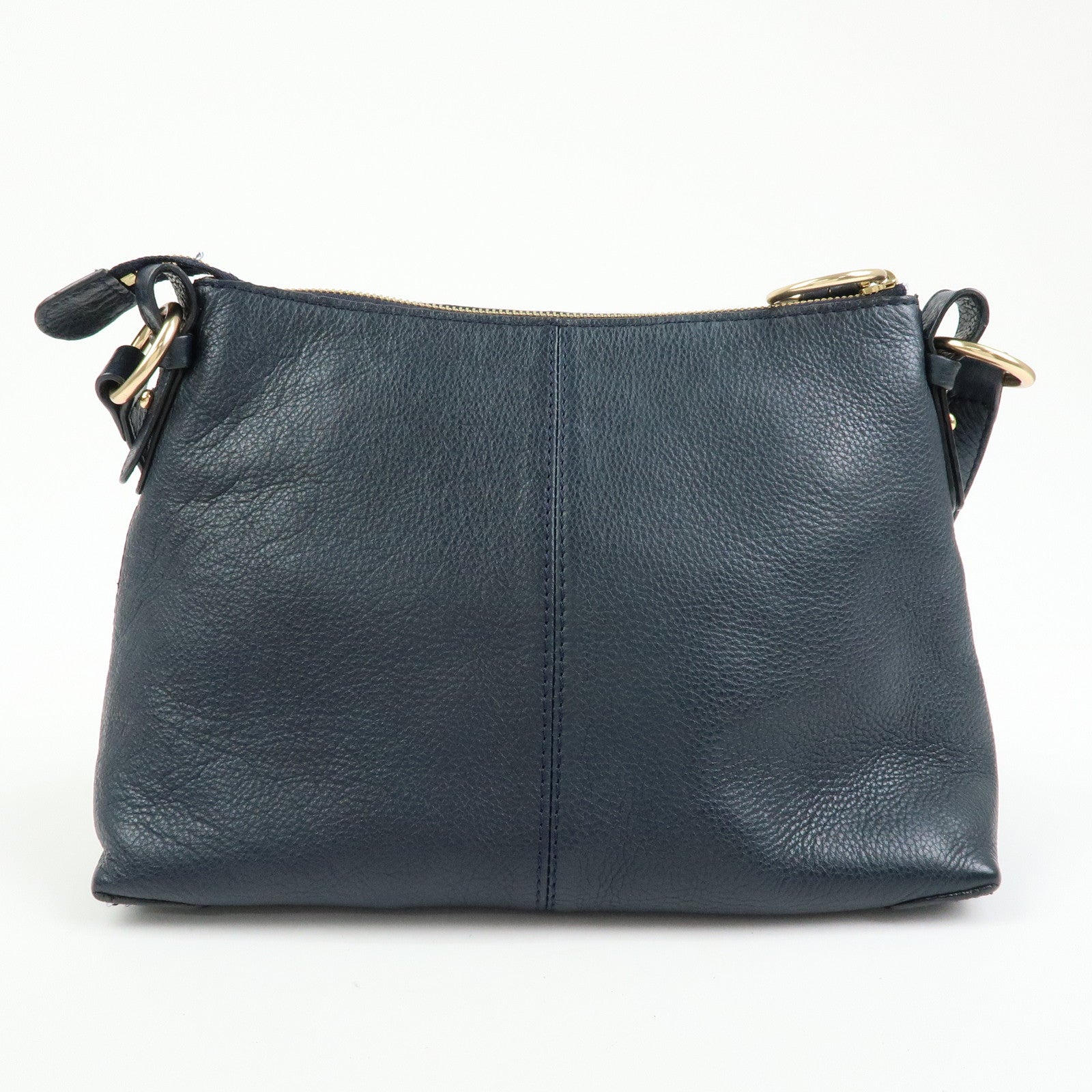 Chloe See by Chloe Joan Leather Suede 2Way Shoulder Bag Dark Navy