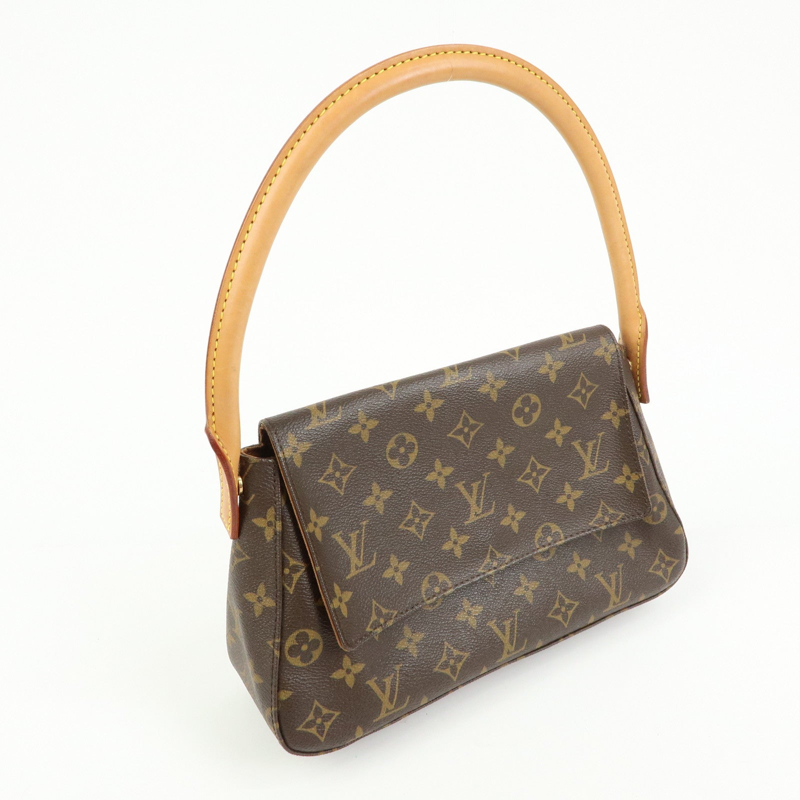 Louis Vuitton Monogram Mini Looping Shoulder Bag Brown M51147
