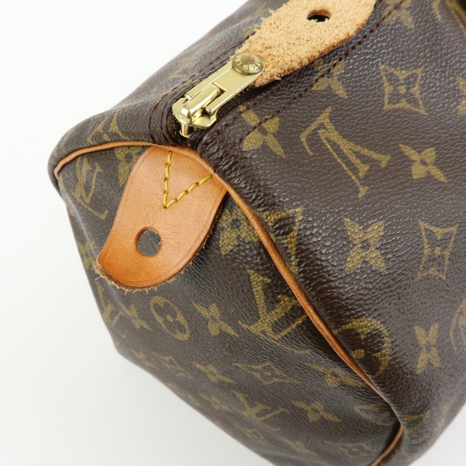 Louis Vuitton Monogram Speedy 40 Hand Bag Boston Bag Brown M41522