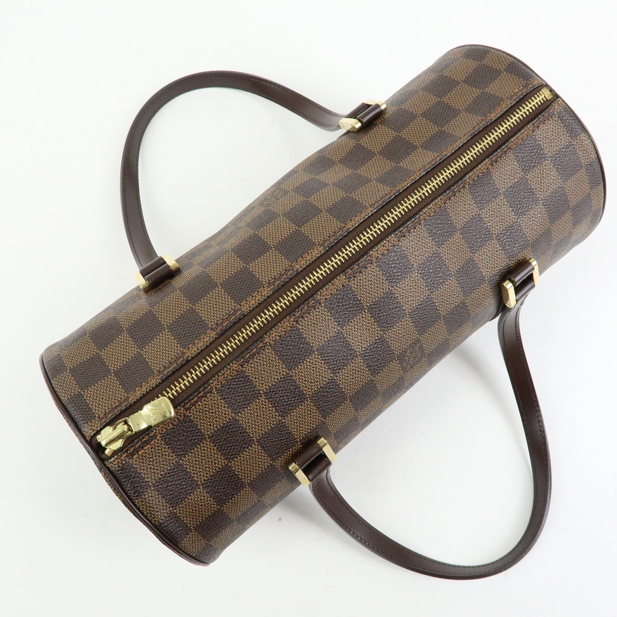 Louis Vuitton Damier Ebene Papillon 30 Hand Bag Brown N51303