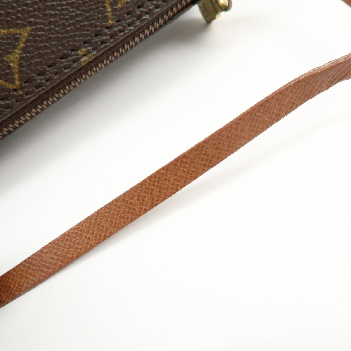 Louis Vuitton Monogram Mini Pouch for Papillon Bag Brown