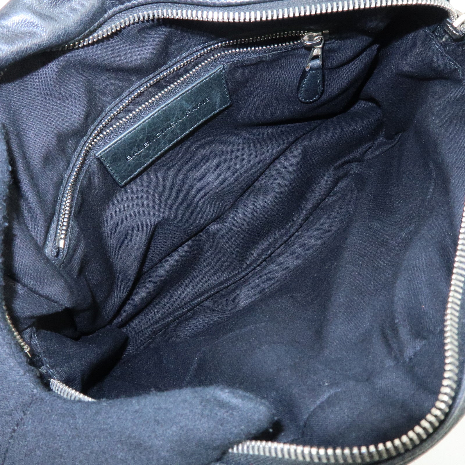 BALENCIAGA The Matelasse Leather Hand Bag Mini Boston Bag 182089
