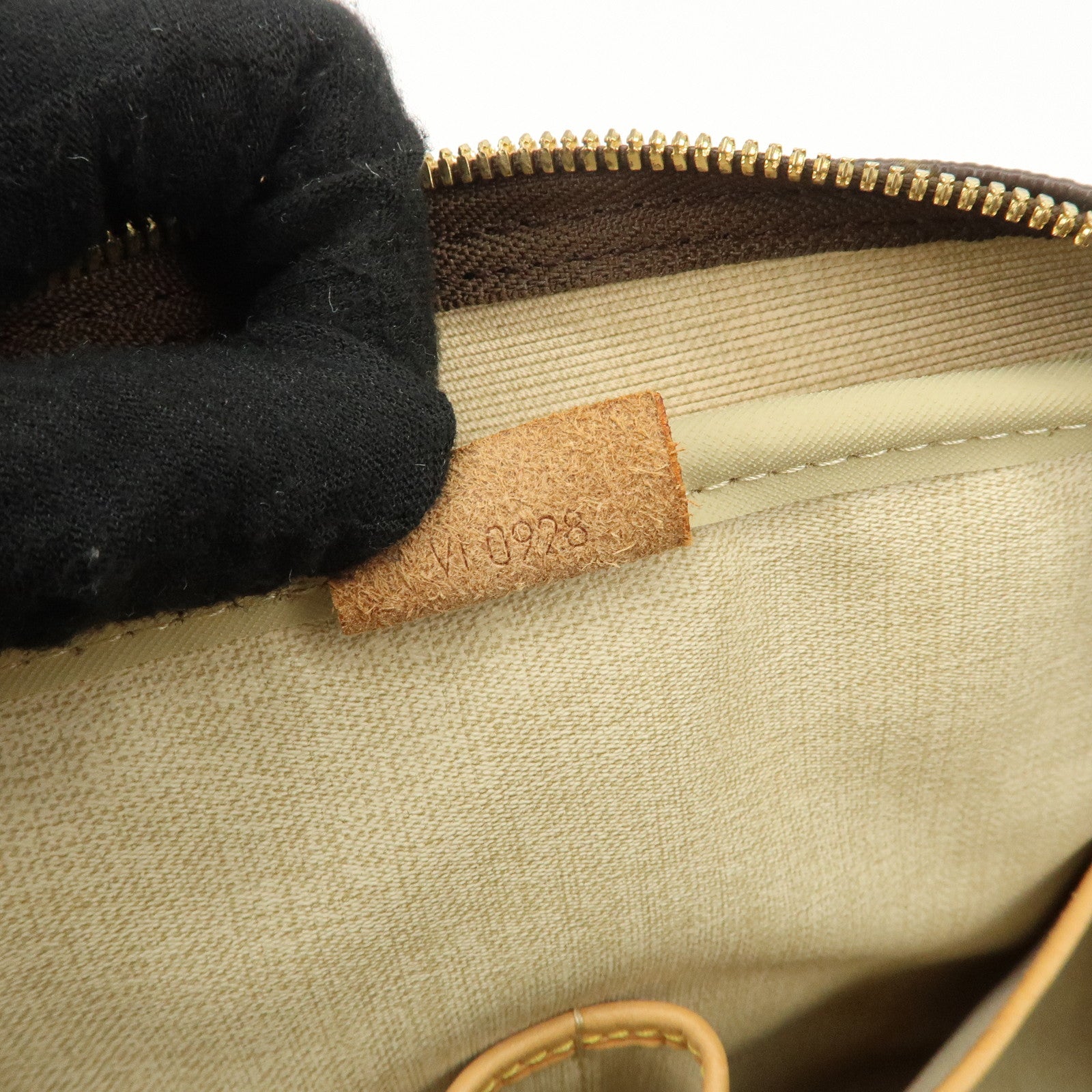 Louis Vuitton Monogram Deauville Hand Bag Brown M47270 Used