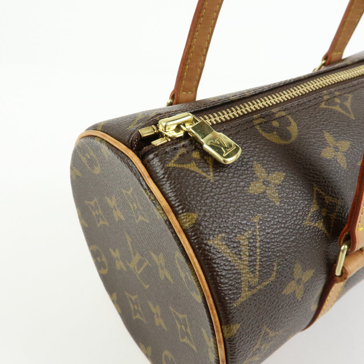 Louis Vuitton Monogram Papillon 26 Hand Bag Brown M51386