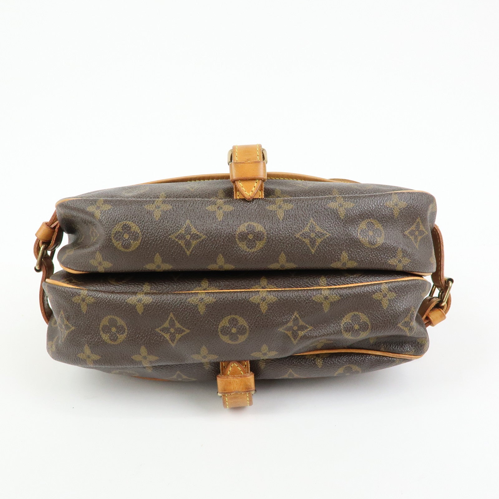 Louis Vuitton Monogram Saumur 30 Canvas Shoulder Bag Brown M42256