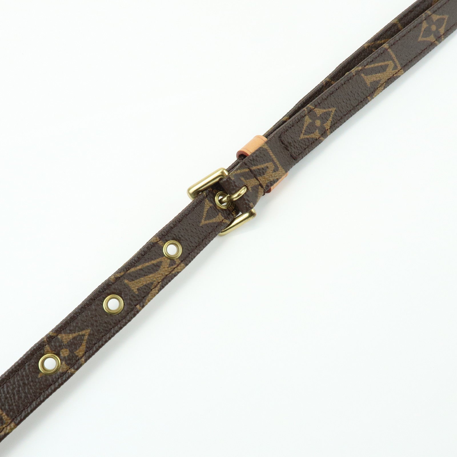 Louis Vuitton Monogram Adjustable Shoulder Strap Brown 120cm J52315