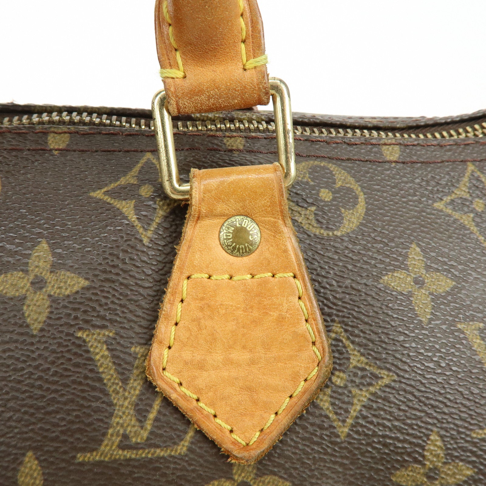 Louis Vuitton Monogram Speedy 30 Boston Bag Hand Bag Brown M41108