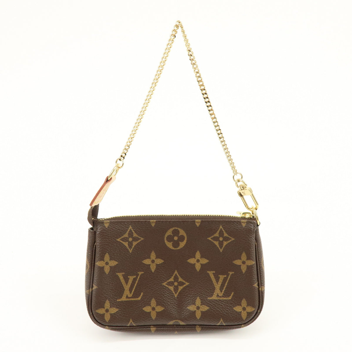 Louis Vuitton Monogram Mini Pochette Accessoires Hand Bag Bown M58009