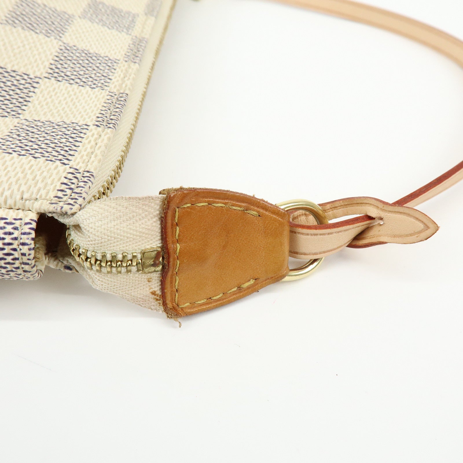 Louis Vuitton Damier Azur Pochette Accessoires Hand Bag Pouch N41207