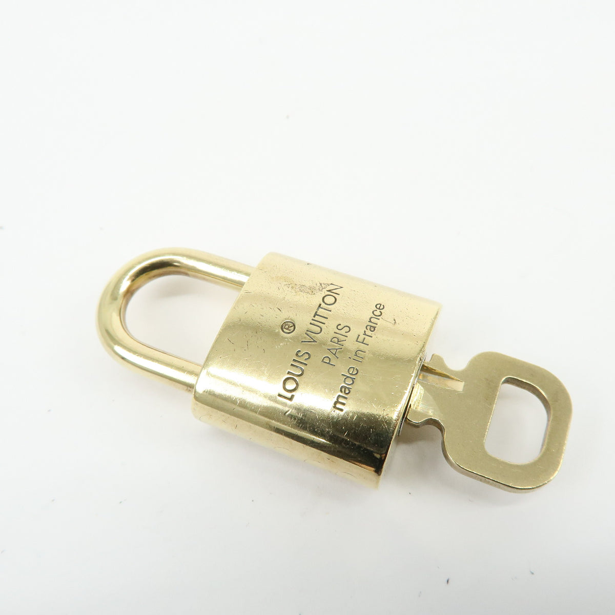 Louis Vuitton Lot of 10 Lock & Key Cadena Key Lock Gold