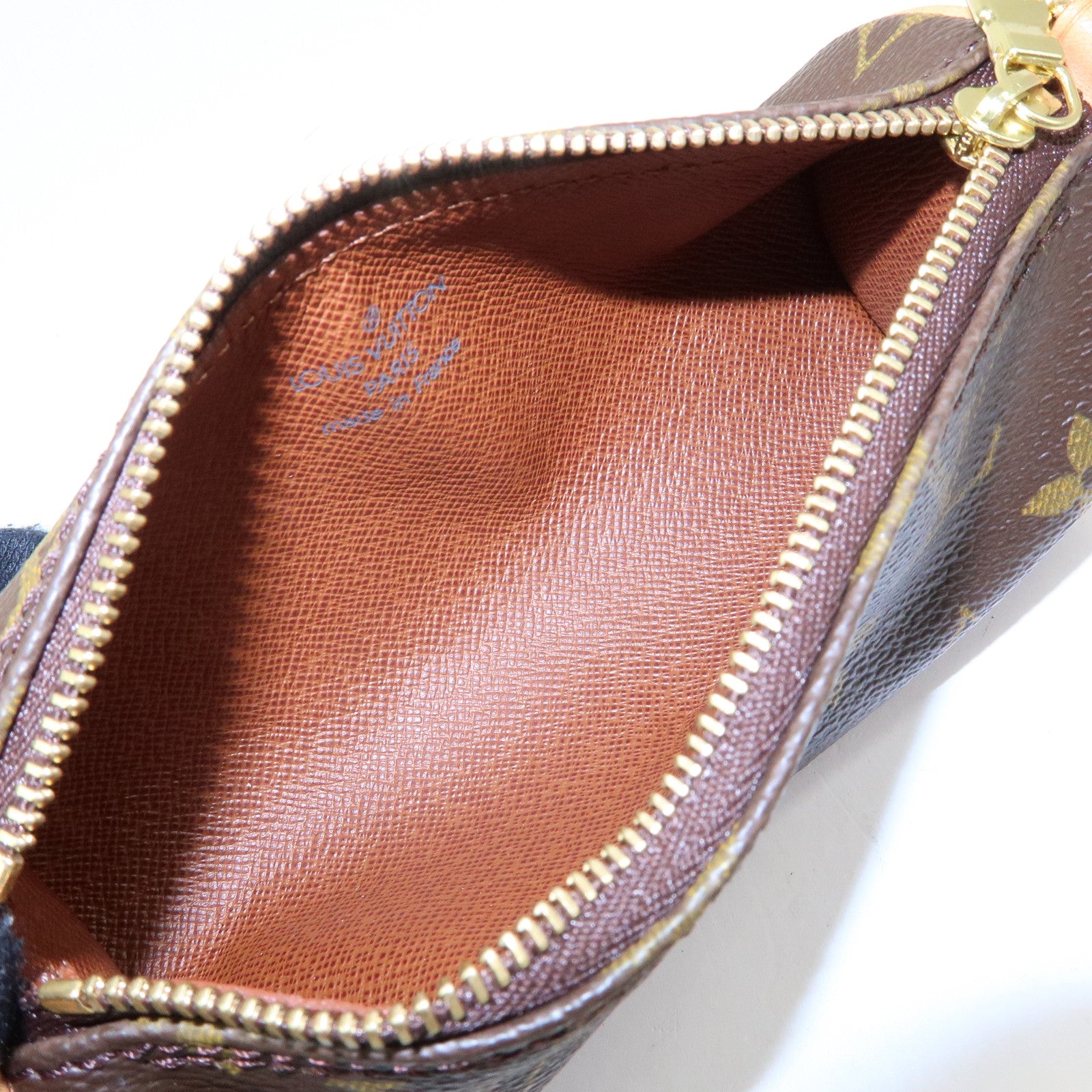 Louis Vuitton Monogram Mini Pouch for Papillon Bag Brown