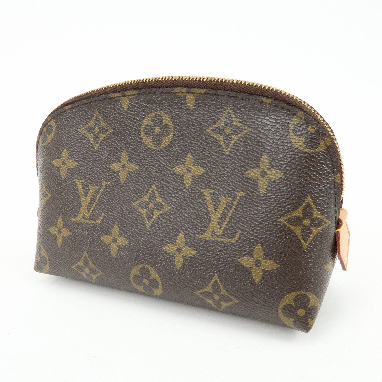 Louis Vuitton Monogram Pochette Cosmetic PM Pouch Brown M47515