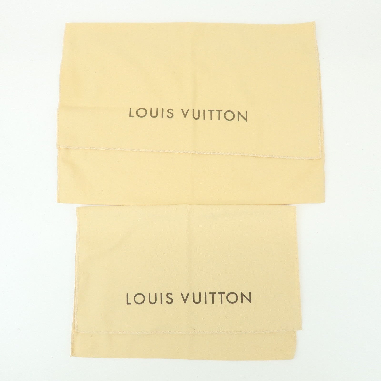 Loiuis Vuitton Set Of 10 Dust Bag Flap Style Beige Brown