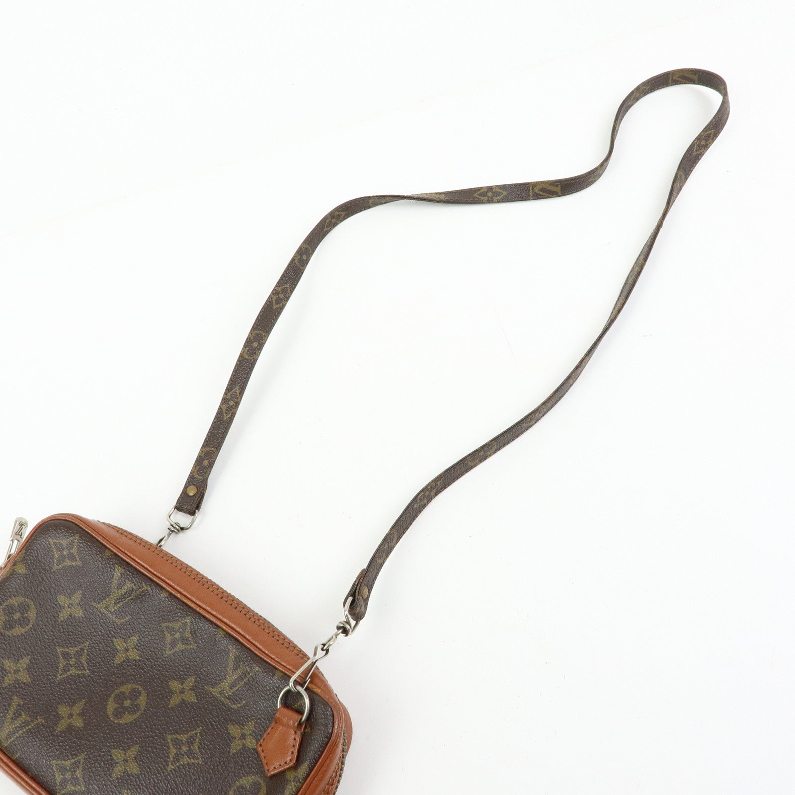Louis Vuitton Monogram Pochette Marly Bandouliere Bag Brown M51828