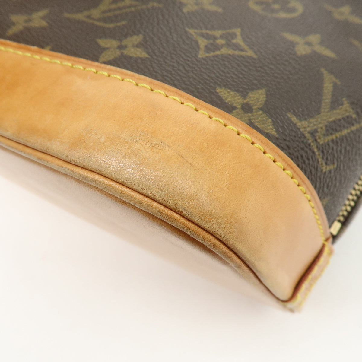 Louis Vuitton Monogram Alma PM Hand Bag Brown M51130
