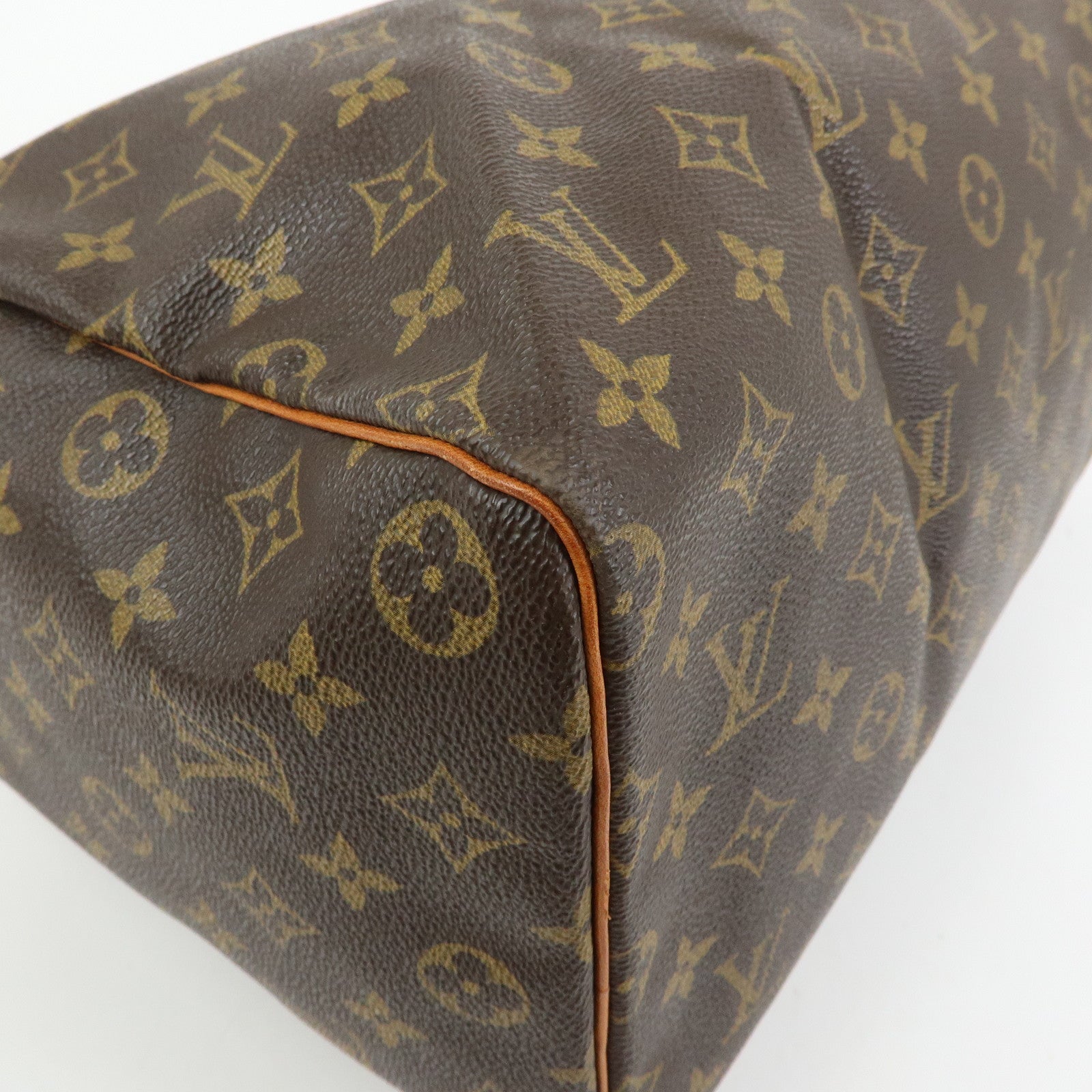 Louis Vuitton Monogram Speedy 40 Hand Bag Boston Bag Brown M41522