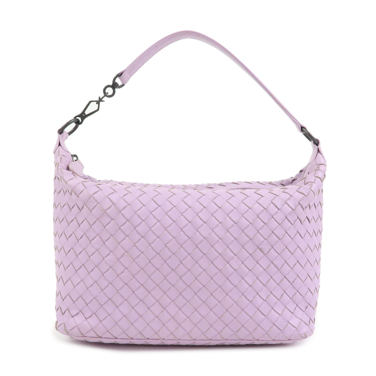 BOTTEGA VENETA Intrecciato Leather Shoulder Bag Lavender 239988