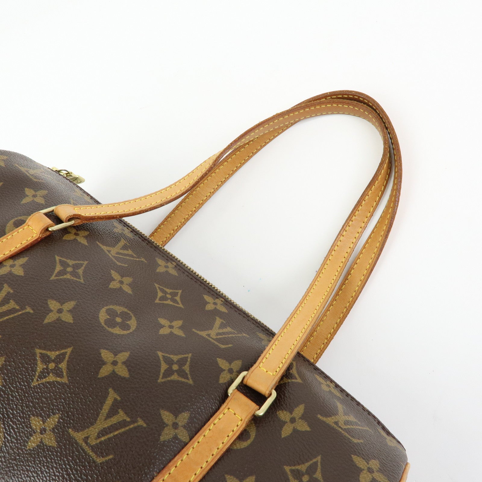 Louis Vuitton Monogram Papillon 30 Hand Bag Brown M51385
