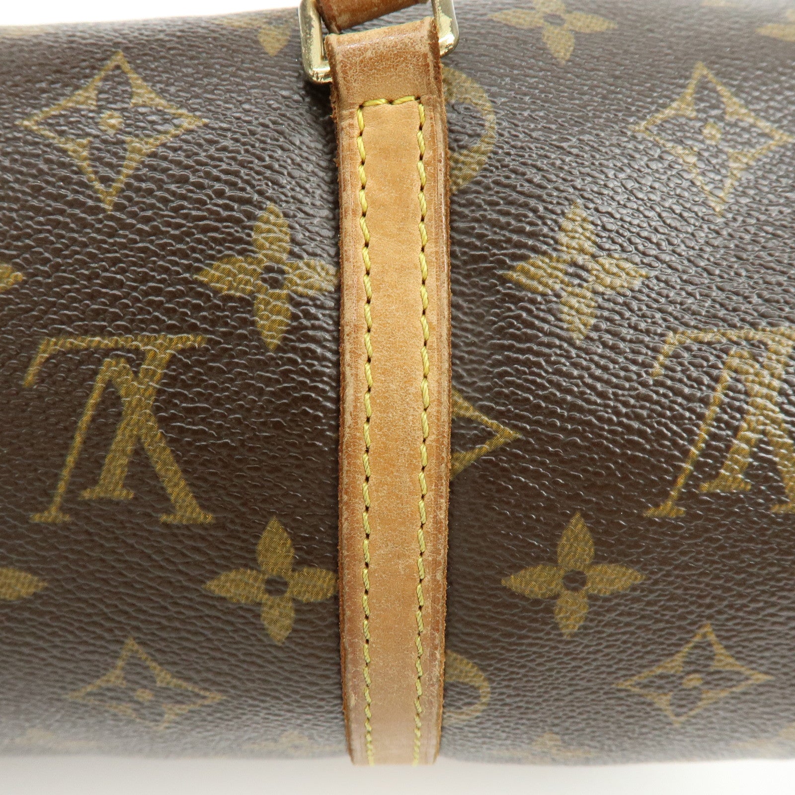 Louis Vuitton Monogram Papillon 30 Hand Bag Brown M51385