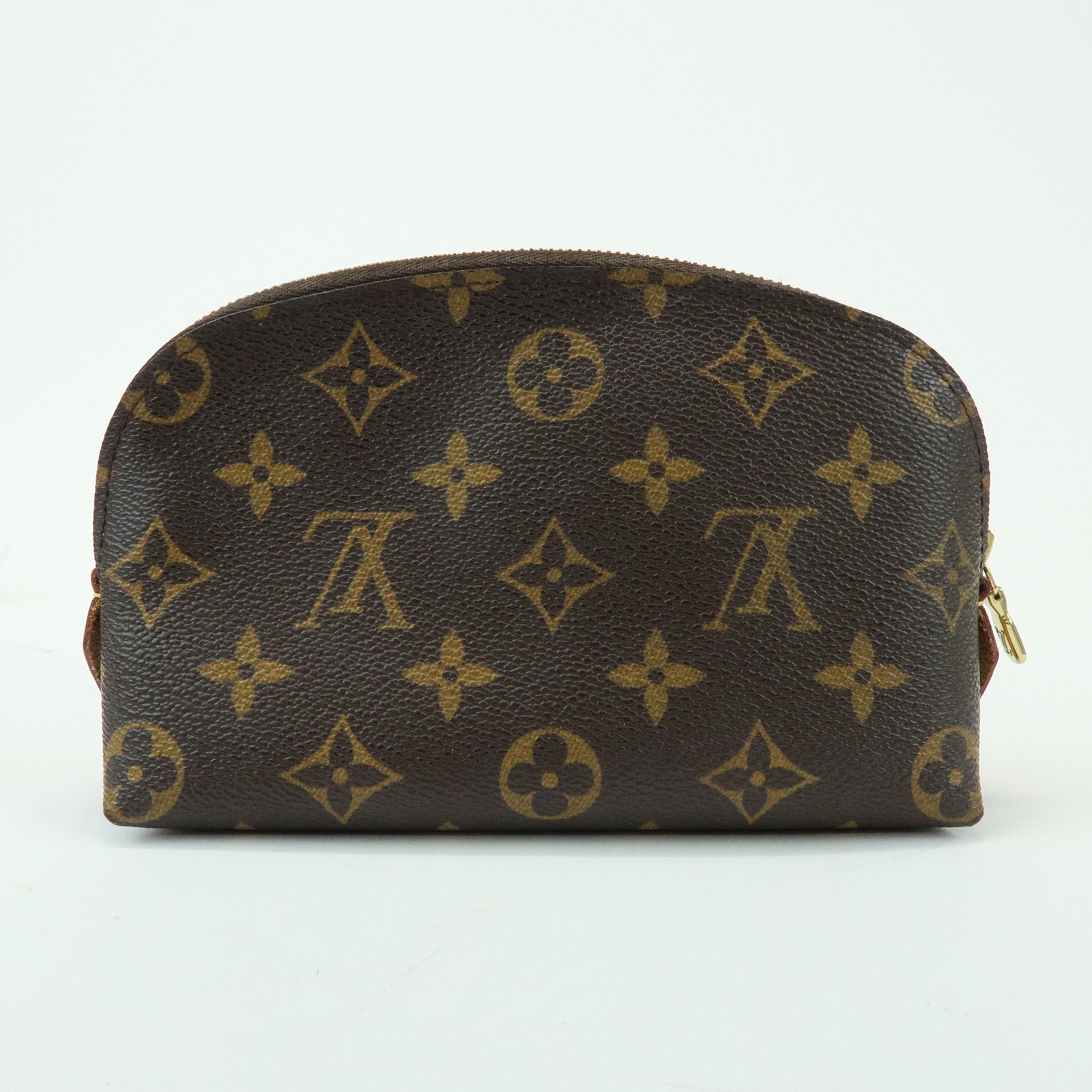 Louis Vuitton Monogram Pochette Cosmetic PM Pouch Brown M47515