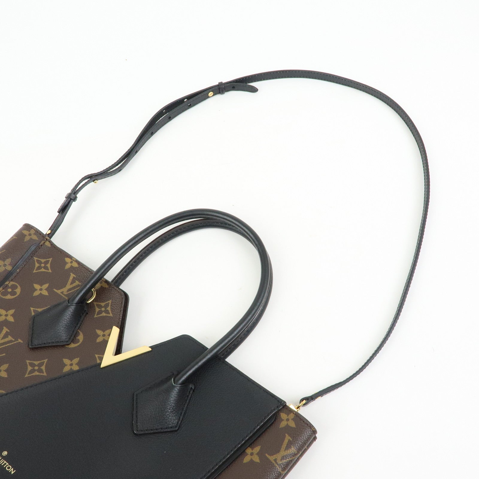 Louis Vuitton Monogram Kimono PM Hand Bag Tote Bag Noir M41855