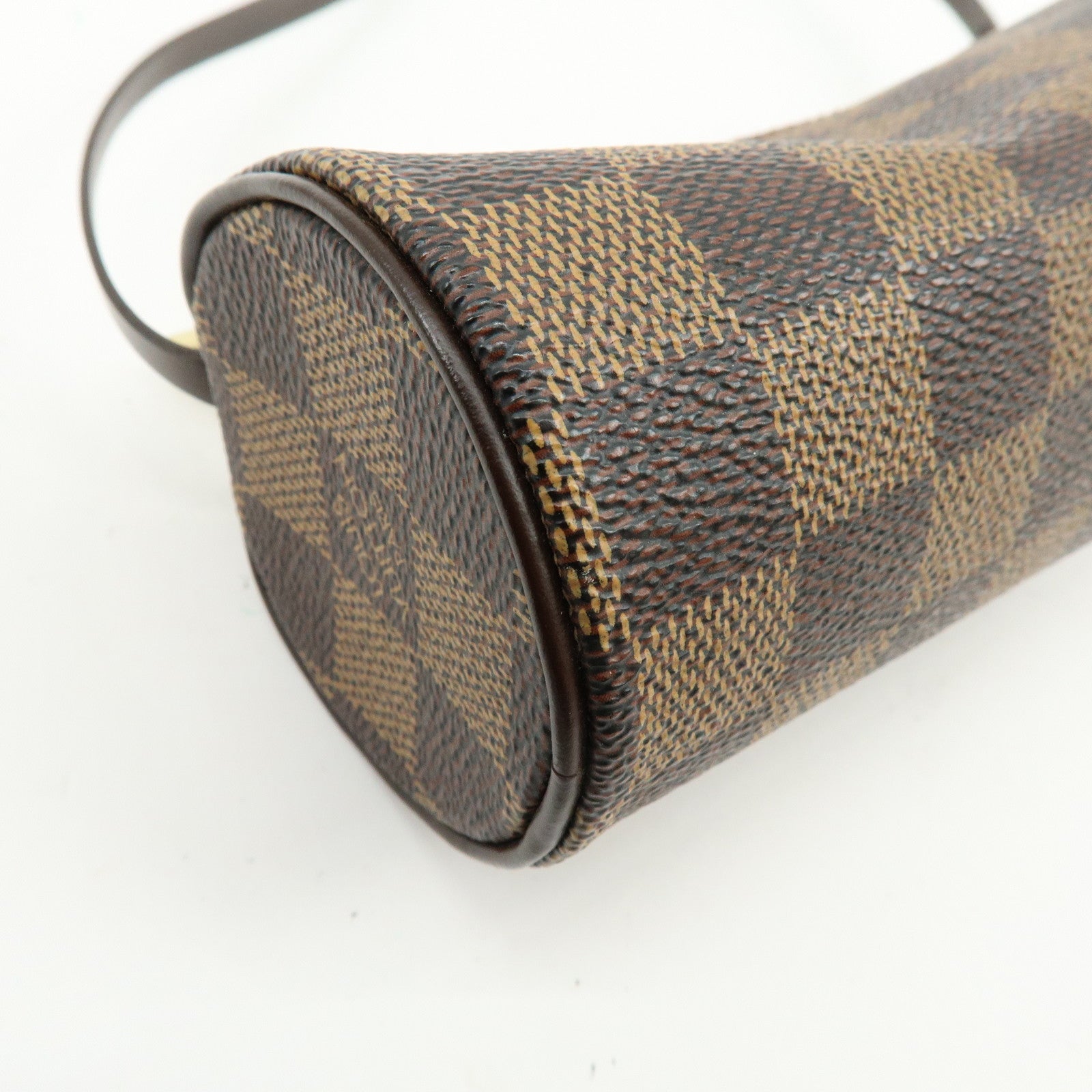 Louis Vuitton Damier Mini Pouch for Papillon Bag Brown Damier Ebene