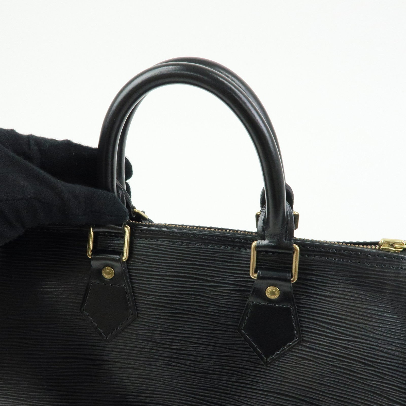 Louis Vuitton Epi Speedy 25 Boston Bag Hand Bag Noir Black M43012