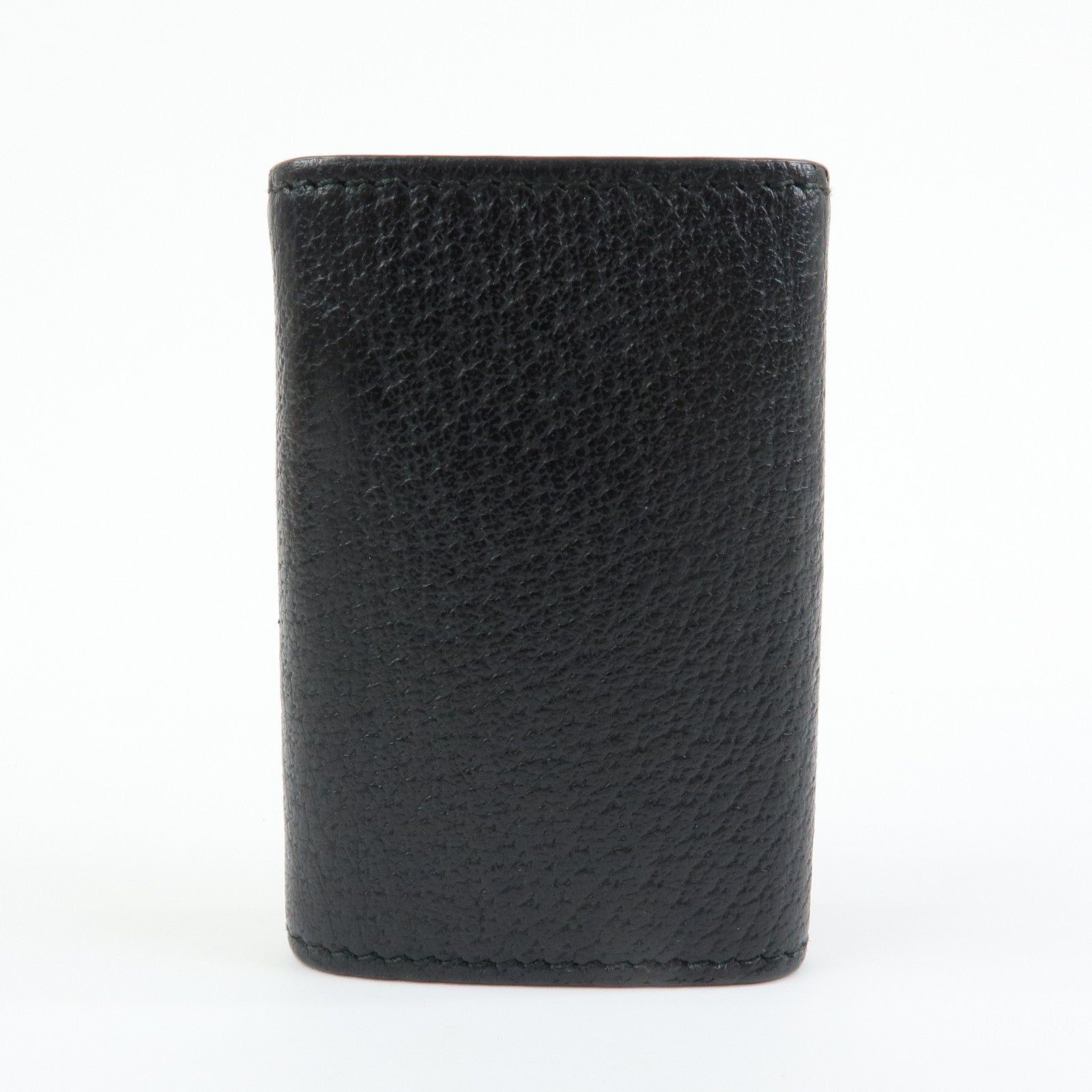 GUCCI Animalier Bee Leather 6 Ring Key Case Key Holder Black 523683