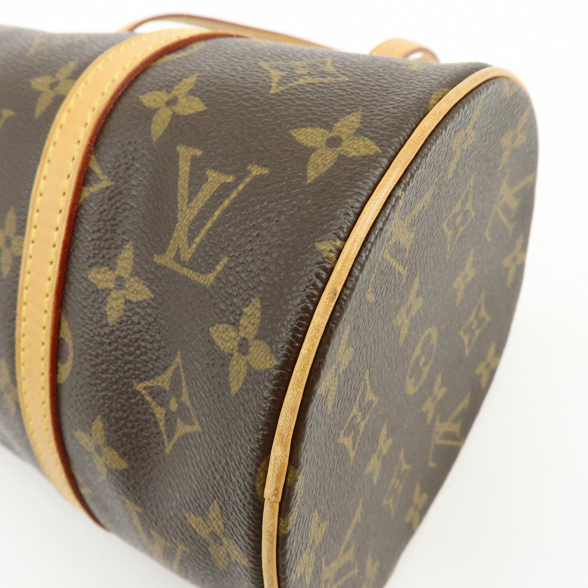 Louis Vuitton Monogram Papillon 30 Hand Bag Brown M51385