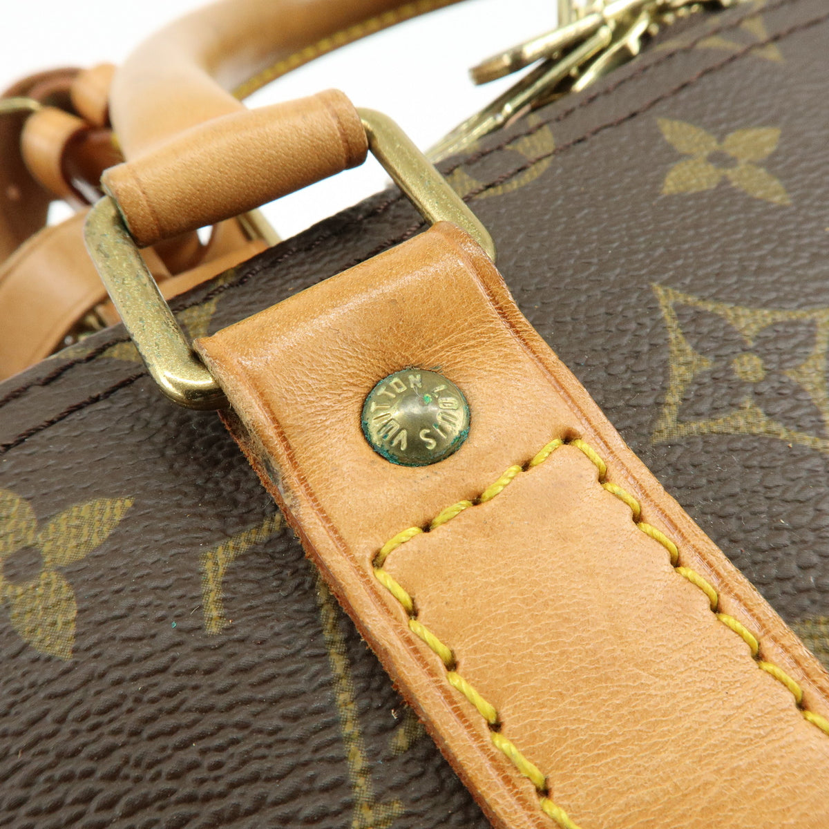 Louis Vuitton Monogram Keep All Bandouliere 55 Boston Bag M41414