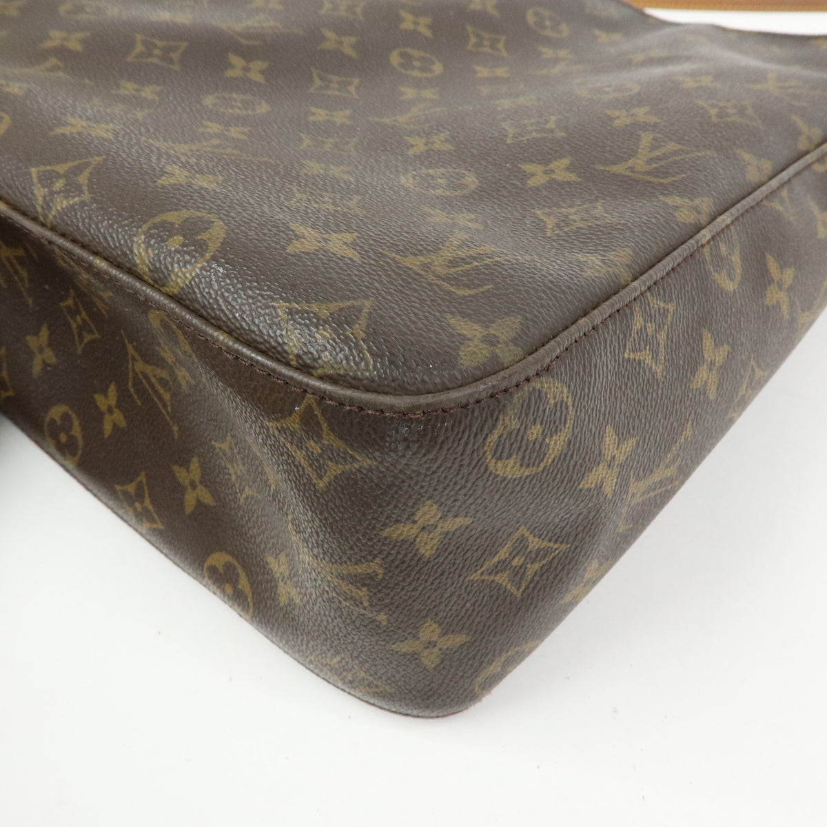 Louis Vuitton Monogram Looping GM Shoulder Bag Brown M51145