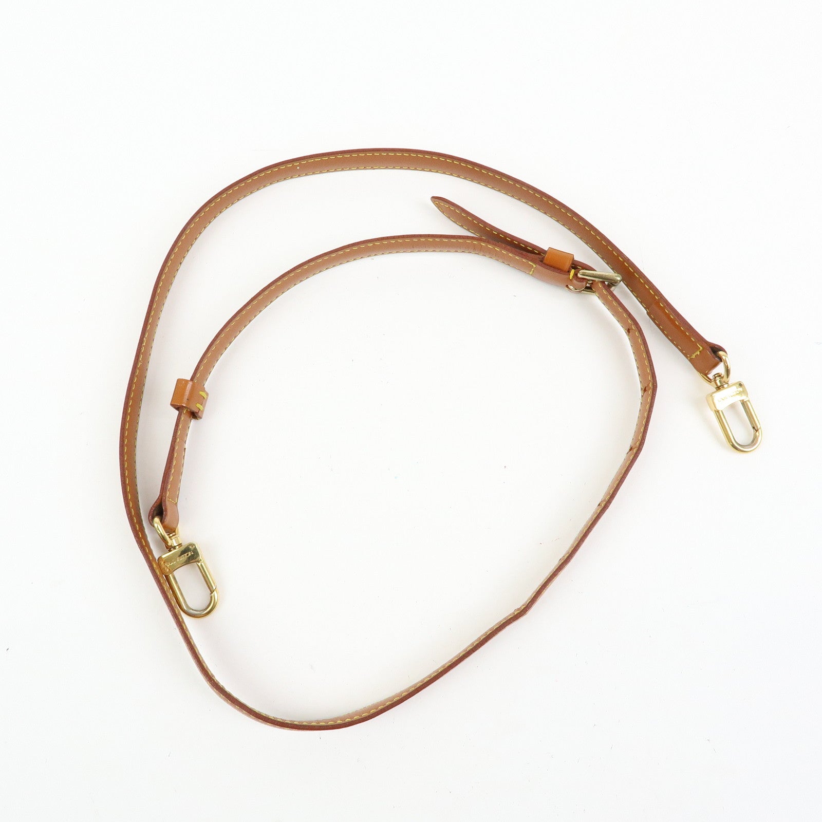 Louis Vuitton Adjustable Leather Shoulder Strap For Epi Bag Zipang Gold