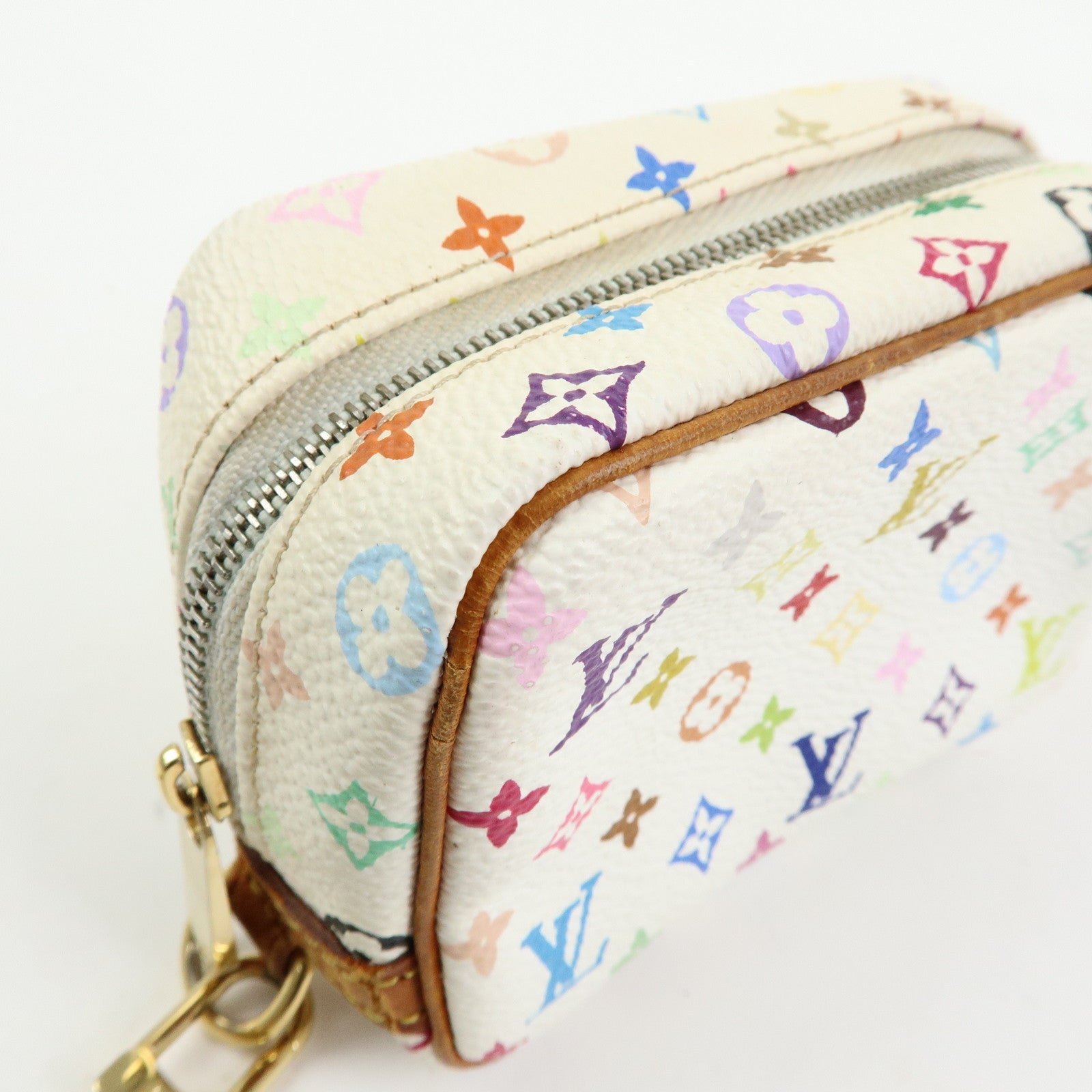 Louis Vuitton Monogram Multicolor Trousse Wapity Pouch Blanc M58033